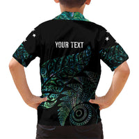 Aotearoa Personalized Lawn Bowls Maori Hawaiian Shirt New Zealand Paua Shell Tribal Silver Fern - Polynesian Pride