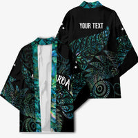 Aotearoa Personalized Lawn Bowls Maori Kimono New Zealand Paua Shell Tribal Silver Fern - Polynesian Pride
