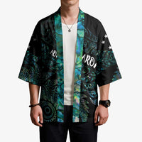 Aotearoa Personalized Lawn Bowls Maori Kimono New Zealand Paua Shell Tribal Silver Fern - Polynesian Pride