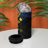 Philippines Heritage Baybayin Mix Polynesian 4 in 1 Can Cooler Tumbler