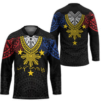 Philippines Heritage Baybayin Mix Polynesian Hockey Jersey