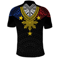 Philippines Heritage Baybayin Mix Polynesian Polo Shirt