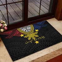 Philippines Heritage Baybayin Mix Polynesian Rubber Doormat