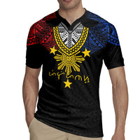 Philippines Heritage Baybayin Mix Polynesian Rugby Jersey