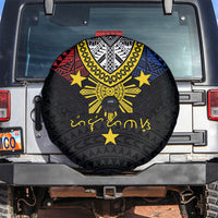 Philippines Heritage Baybayin Mix Polynesian Spare Tire Cover