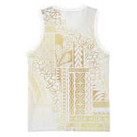 Samoa Lotu Tamaiti Mamanu Siapo Basketball Jersey Golden Plumeria - Polynesian Pride