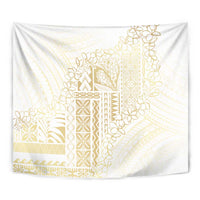 Samoa Lotu Tamaiti Mamanu Siapo Tapestry Golden Plumeria LT7 - Polynesian Pride