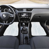 Samoa Lotu Tamaiti Mamanu Siapo Car Mats Off White Plumeria - Polynesian Pride