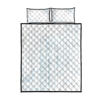 Samoa Lotu Tamaiti Mamanu Siapo Quilt Bed Set Off White Plumeria LT7 - Polynesian Pride