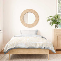 Samoa Lotu Tamaiti Ivory Bedding Set Teuila Tatau - Polynesian Pride
