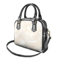 Samoa Lotu Tamaiti Ivory Shoulder Handbag Teuila Tatau - Polynesian Pride