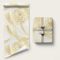 Samoa Lotu Tamaiti Gold Wrapping Paper Teuila Tatau