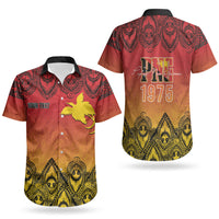 Papua New Guinea 1975 To The Future Personalised Couples Matching Long Sleeve Bodycon Dress and Hawaiian Shirt Sepik Masks LT7 - Polynesian Pride