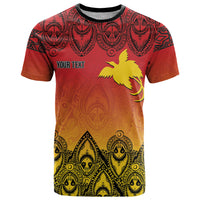 Papua New Guinea 1975 To The Future Personalised T Shirt Sepik Masks LT7 Red - Polynesian Pride