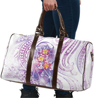Lavender Polynesian Jellyfish Travel Bag Watercolor Glows - Polynesian Pride