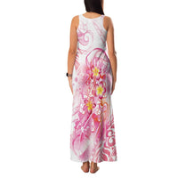 Rose Pink Polynesian Jellyfish Family Matching Tank Maxi Dress and Hawaiian Shirt Watercolor Glows LT7 - Polynesian Pride