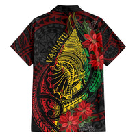 Vanuatu Meri Krismas Family Matching Long Sleeve Bodycon Dress and Hawaiian Shirt Conch Shell Tribal Art