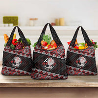 Taniko Aotearoa Grocery Bag Poutama Mix Piwakawaka
