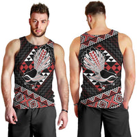 Taniko Aotearoa Men Tank Top Poutama Mix Piwakawaka