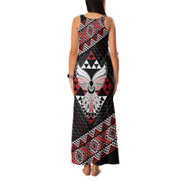 Taniko Aotearoa Family Matching Tank Maxi Dress and Hawaiian Shirt Poutama Mix Piwakawaka - Ver02 LT7 - Polynesian Pride