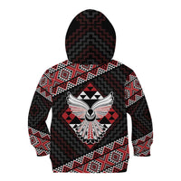 Taniko Aotearoa Kid Hoodie Poutama Mix Piwakawaka - Ver02 LT7 - Polynesian Pride