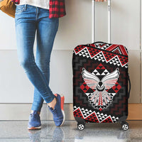 Taniko Aotearoa Luggage Cover Poutama Mix Piwakawaka - Ver02 LT7 - Polynesian Pride