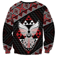Taniko Aotearoa Sweatshirt Poutama Mix Piwakawaka - Ver02