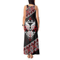 Taniko Aotearoa Tank Maxi Dress Poutama Mix Piwakawaka - Ver02 LT7 - Polynesian Pride