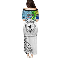 Personalised Malampa Fiji Day Puletasi Gradient Style LT7 - Polynesian Pride