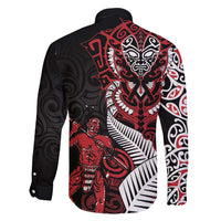 Aotearoa Toitu Te Tiriti Family Matching Puletasi and Hawaiian Shirt Whakairo Wheku LT7 - Polynesian Pride