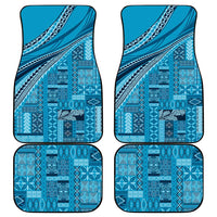 Pasifika Women's Day - Samoa Siapo Malu Tattoo Inspired Car Mats Turquoise