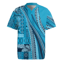 Pasifika Women's Day - Samoa Siapo Malu Tattoo Inspired Rugby Jersey Turquoise