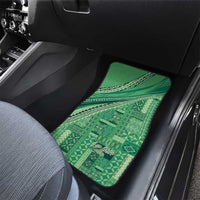 Pasifika Women's Day - Samoa Siapo Malu Tattoo Inspired Car Mats Jade