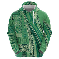 Pasifika Women's Day - Samoa Siapo Malu Tattoo Inspired Hoodie Jade