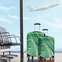 Pasifika Women's Day - Samoa Siapo Malu Tattoo Inspired Luggage Cover Jade