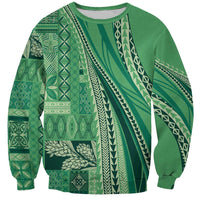 Pasifika Women's Day - Samoa Siapo Malu Tattoo Inspired Sweatshirt Jade