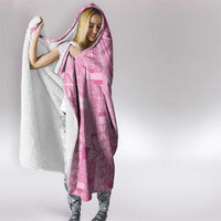 Pasifika Women's Day - Samoa Siapo Malu Tattoo Inspired Hooded Blanket Pink