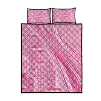 Pasifika Women's Day - Samoa Siapo Malu Tattoo Inspired Quilt Bed Set Pink
