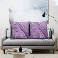 Pasifika Women's Day - Samoa Siapo Malu Tattoo Inspired Pillow Cover Lavender
