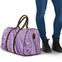 Pasifika Women's Day - Samoa Siapo Malu Tattoo Inspired Travel Bag Lavender