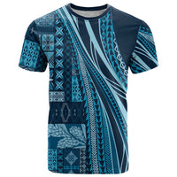 Pasifika Women's Day - Samoa Siapo Malu Tattoo Inspired T Shirt Navy Blue