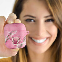 Hawaii Maui Island Flowers Lei AirPods Case Lokelani Rose Pink