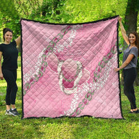 Hawaii Maui Island Flowers Lei Quilt Lokelani Rose Pink