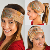 Hawaii Lanai Island Flowers Lei Neck Gaiter Orange Kaunaoa Mix Maile