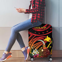 Personalized Milne Bay Luggage Cover PNG Lime Pot with Oro Tapa