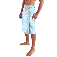 Polynesian Vintage Floral Lavalava Azure Motifs - Polynesian Pride