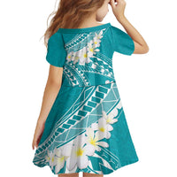 Polynesian Vintage Floral Family Matching Off Shoulder Maxi Dress and Hawaiian Shirt Teal Motifs LT7 - Polynesian Pride