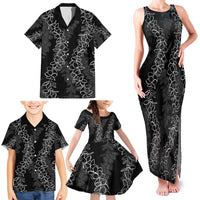 Hawaii Plumeria Lei Family Matching Tank Maxi Dress and Hawaiian Shirt Aloha Festive Vibe LT7 - Polynesian Pride