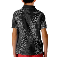 Hawaii Plumeria Lei Kid Polo Shirt Aloha Festive Vibe