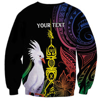 New Caledonia Kanaky Personalized Sweatshirt Fleche Faitiere Mix Kagu LT7 - Polynesian Pride